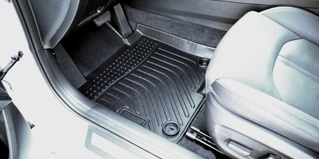 Car Floor Mats Replacement for Kia Optima 2016-2020/ Hyundai Sonata & Hybrid 2015-2019 Odorless Front Rear Heavy Duty Carpets Waterproof All Weather Accessories