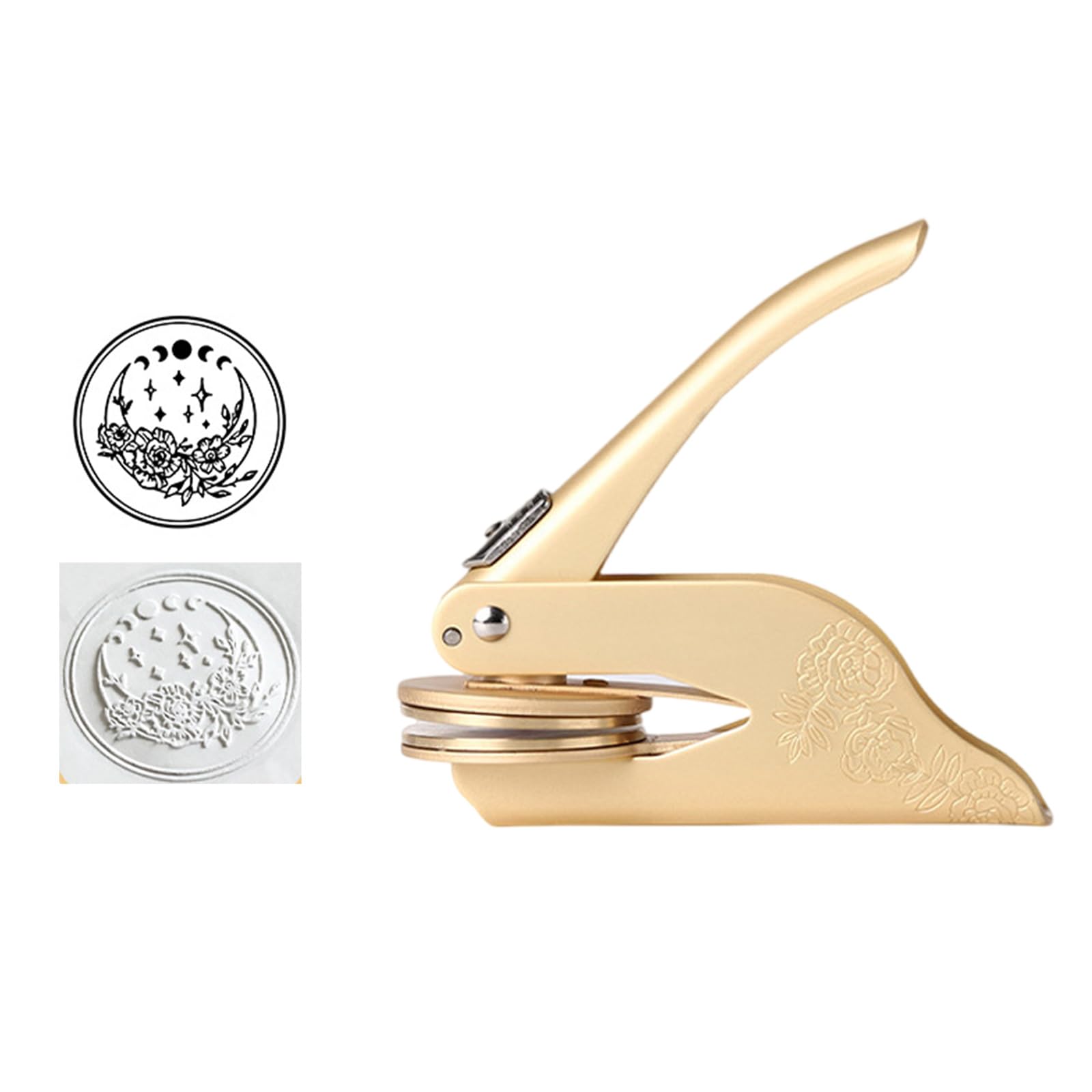 Paper Embossing Pliers Exlibris Stamp Sealing Metal Seal Embosser for Gift Envelopes Practical Sealing Pliers for Book