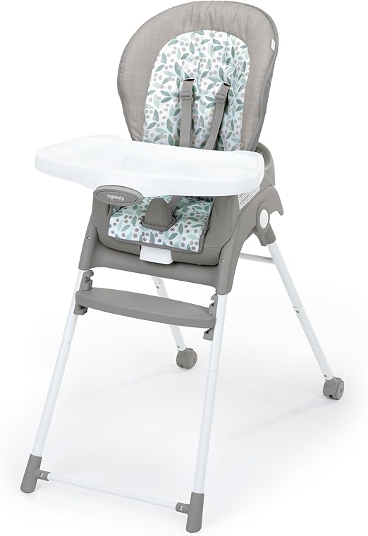 MS - Chaise Haute évolutive Pour Bébé Tasty - 6 Positions De Hauteur Et 3 Positions D'inclinaison - Plateau Amovible Et Repose-pieds Réglable