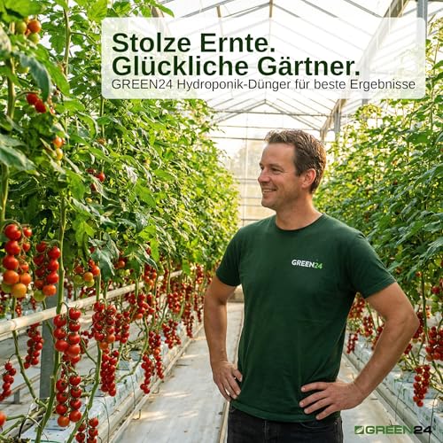 Hydro-Erntereif Nährlösung NPK Voll-Dünger für Kräuter & Gemüse Pflanzen in Hydrokultur und Hydroponik Systemen, Home Gardening Dünger 250ml Nährstoffe als Konzentrat (Pflanzen Ernte)