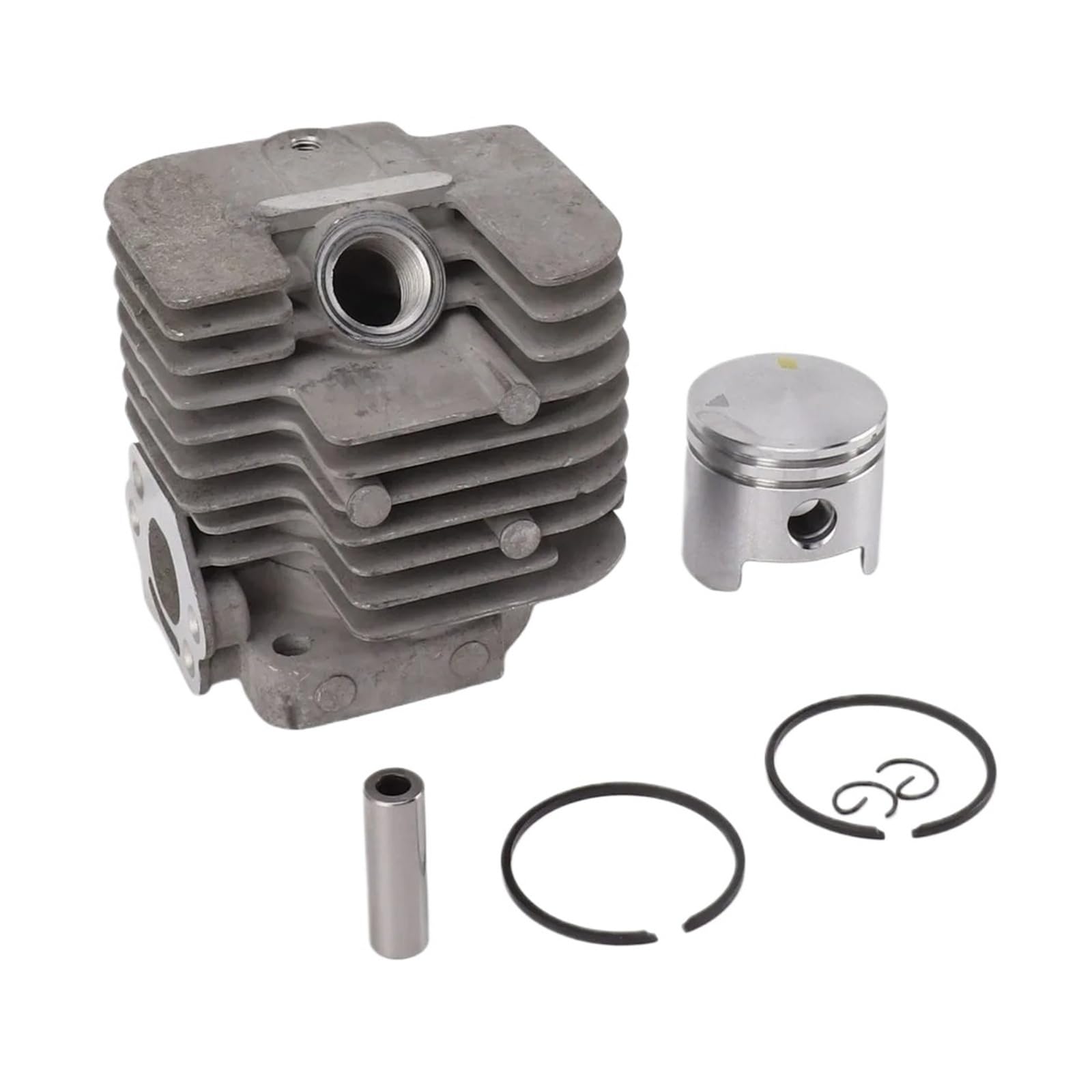Pistón y cilindro compatible con Shindaiwa C230 DH230, equipo de aluminio gris