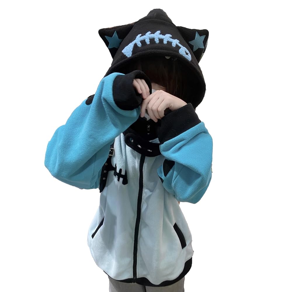 Amazon.co.jp: [XHSUKADO] 猫耳 パーカー 2点セット