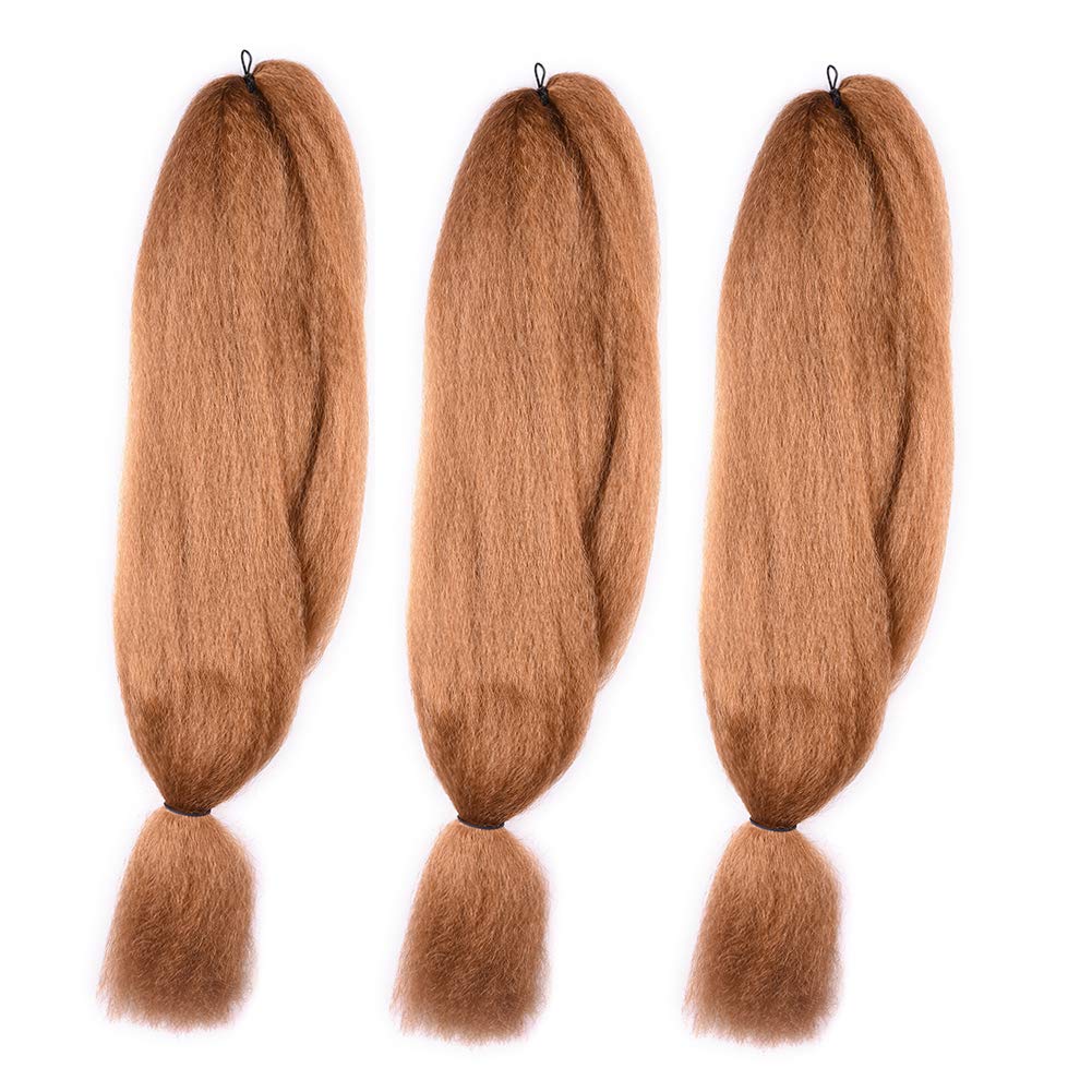 Amazon.com: 3 Pack 27# Jumbo Braids Hair Crochet Braiding Hair 48inch  African Collection Xpressions Synthetic Fiber Braiding Hair Extensions  57g/pack color Honey Blonde : Everything Else