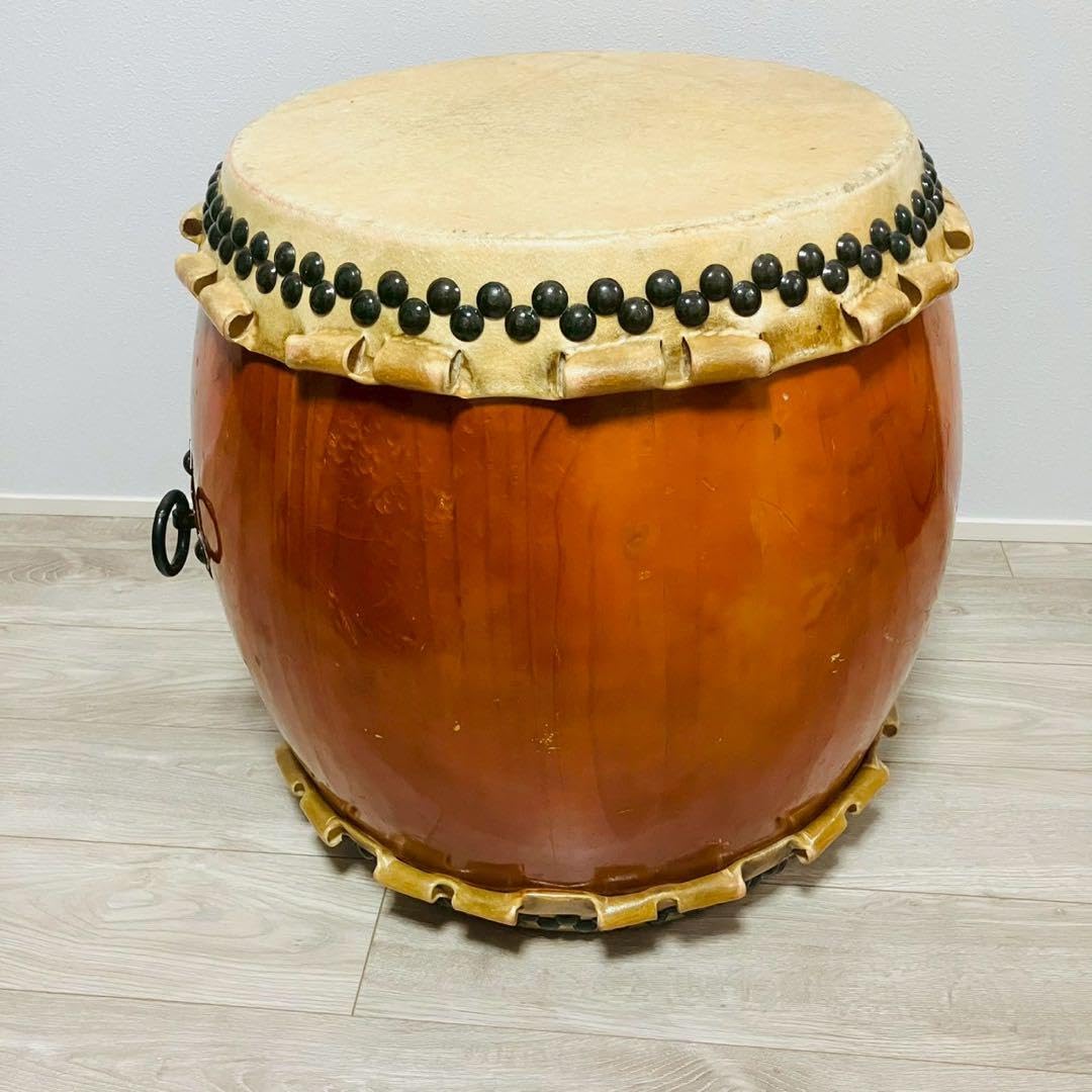 長胴太鼓 和太鼓 一尺6寸　打面48㎝　高さ60㎝① Amazon.co.jp: 長胴太鼓 和太鼓 一尺6寸 打面48㎝ 高さ60㎝ : ホビー