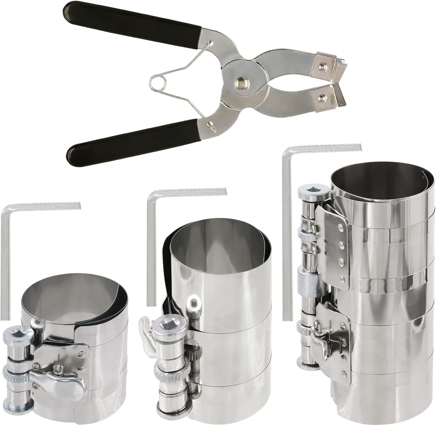 Keadic 7Pcs Piston Ring Installation Kit Includes 3" 4" 6