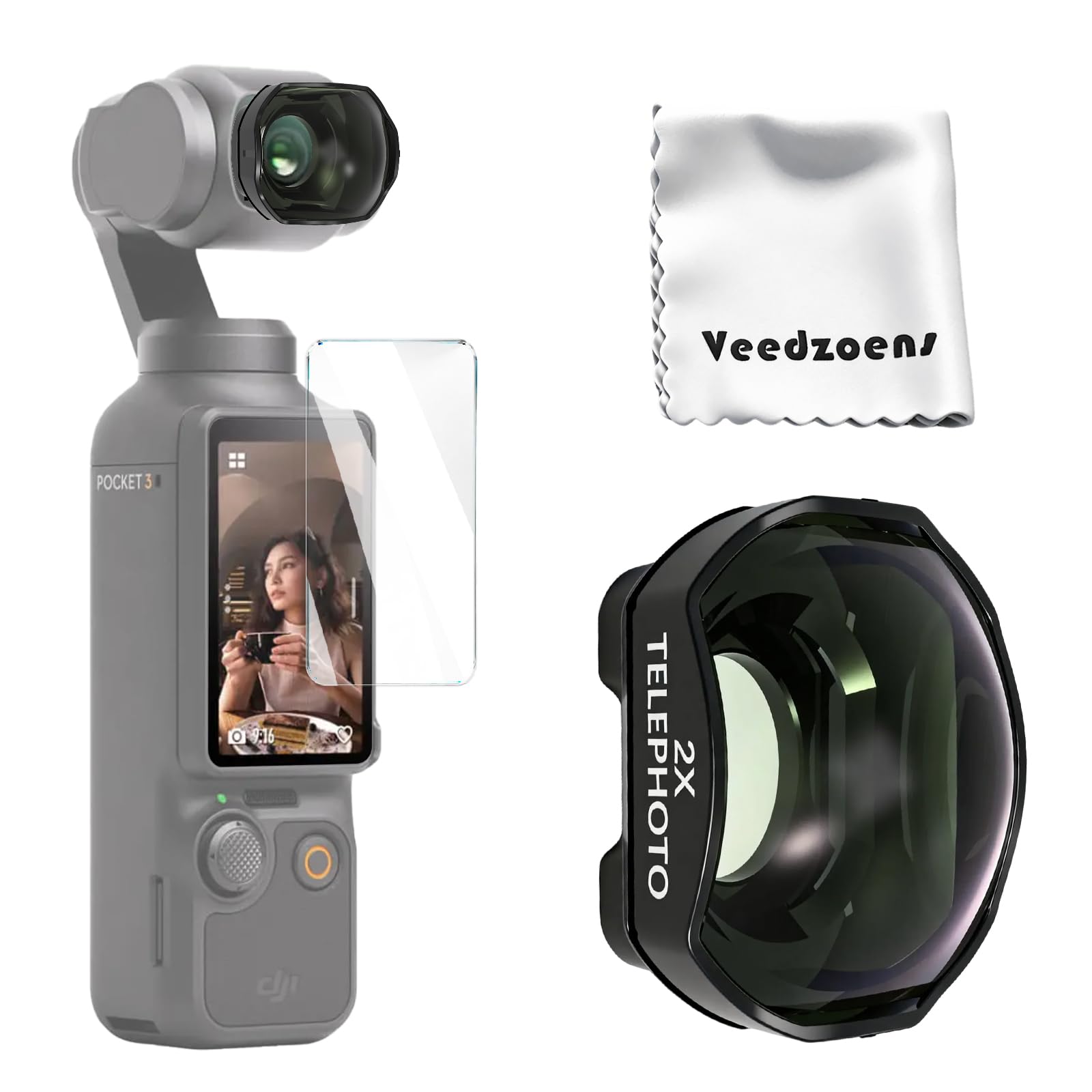 【超美品】DJI Osmo Pocket 3 Amazon.com : Veedzoens Magnetic 2X Telephoto Lens for DJI Osmo
