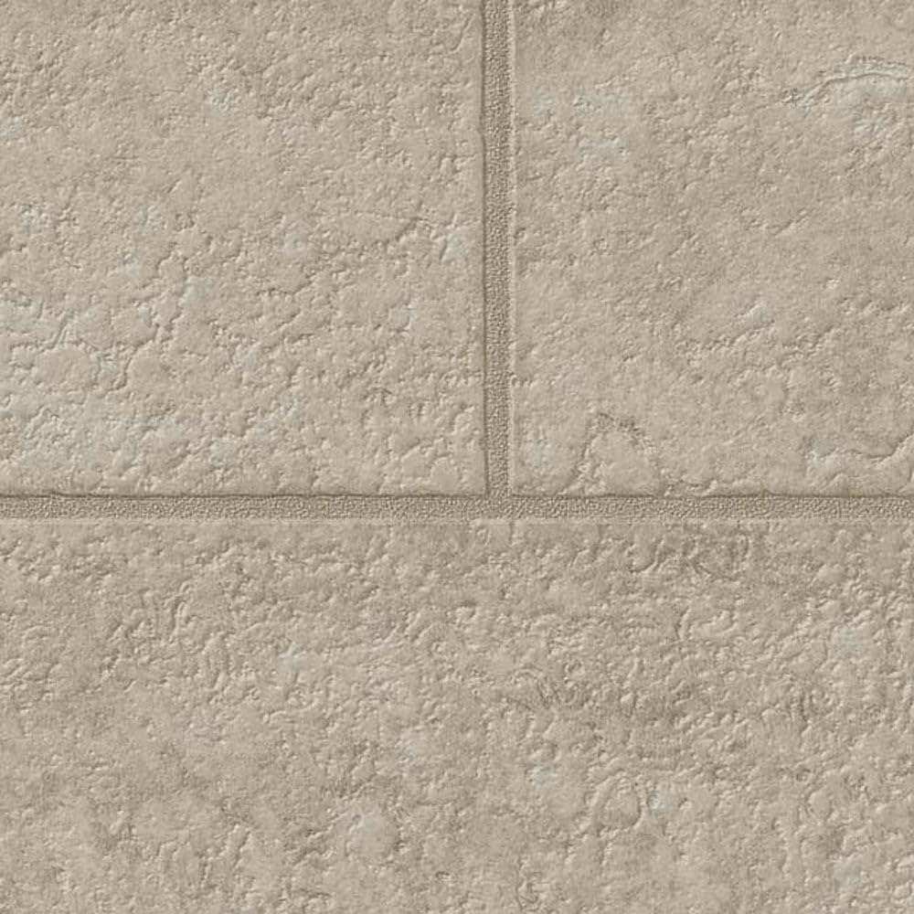 その他 3156 Amazon | 壁紙屋本舗 壁紙 生のり付き クロス タイル 灰色