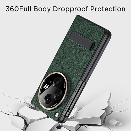 Miniatura 4 de Miimall One Plus - Fundas finas para teléfono Oneplus Open de cuero con protector de pantalla, funda abierta con protección de bisagra, carcasa