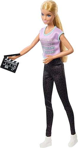 Miniatura 5 de Barbie Carreras - Juego de 4 muñecas y accesorios, mujeres en cine con ejecutiva de estudio, directora, directora de fotografía y estrella de cine