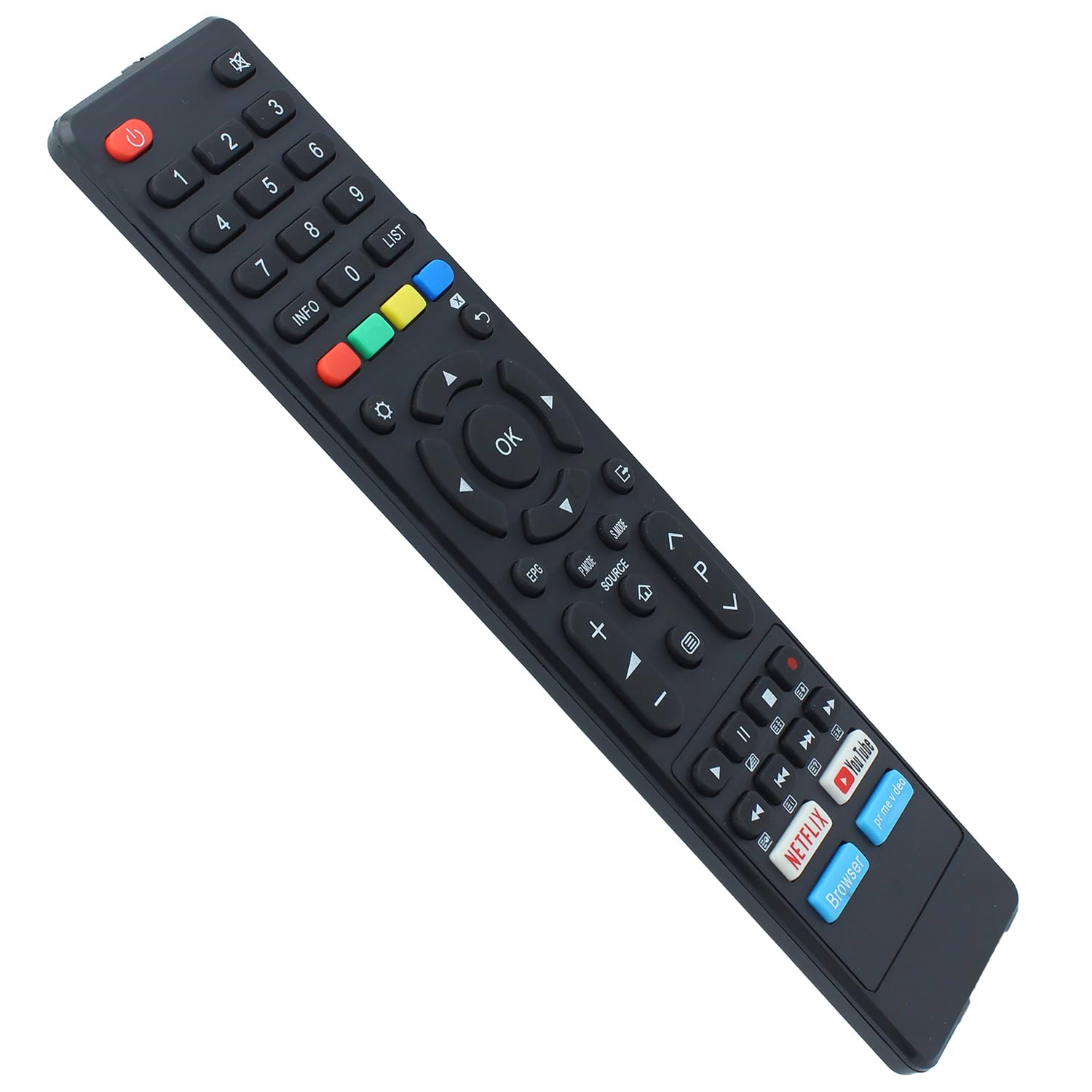 Remote Control Replacement for Akai TV AK3221NF AK4021NF, Black - Image 2