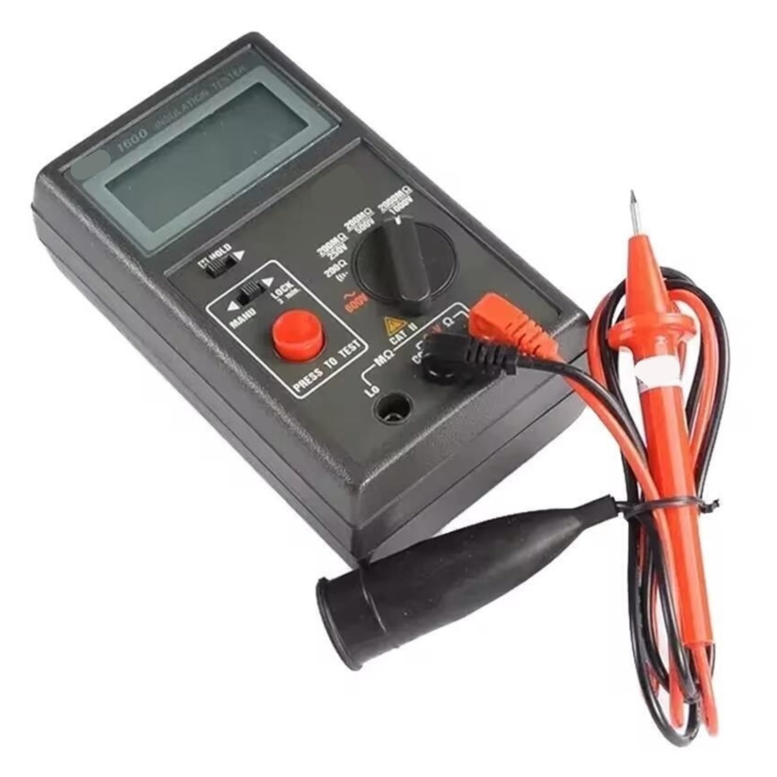 Multimetr cyfrowy, Przenośny tester izolacji TES-1600, miernik z automatycznym zerowaniem do prac remontowych i majsterkowania