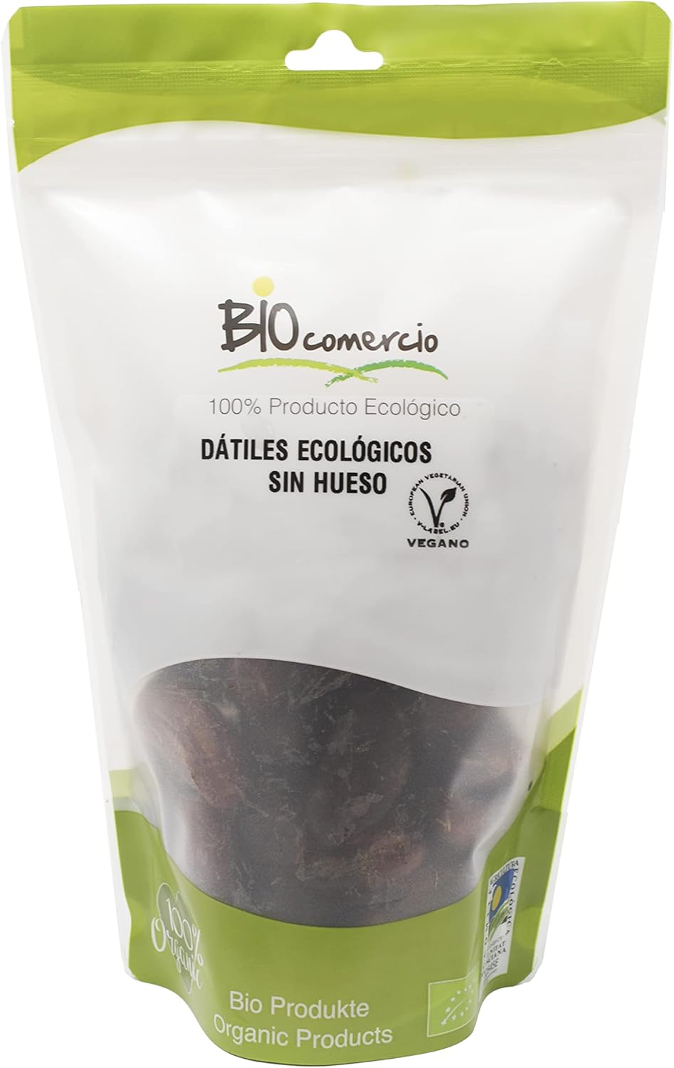 BIOCOMERCIO | Dátiles Ecológicos sin hueso | Dátil ecológico | 500 gramos | Dátiles sin hueso | Frutos secos | Fruta desecada