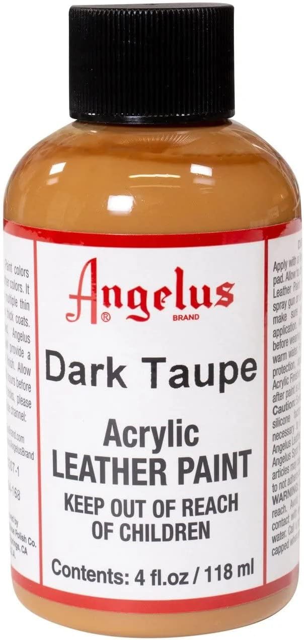 AngelusLeather Paint 4 Oz Dark Taupe