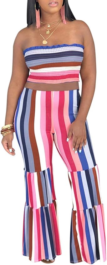 two piece romper pants