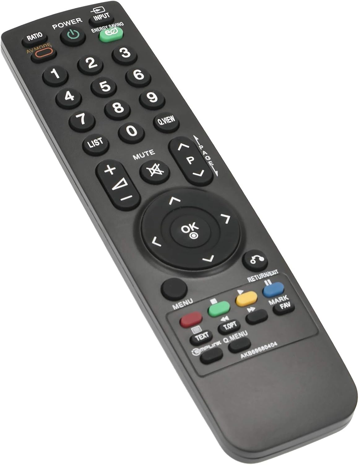VINABTY AKB69680404 Remote Fit for LG TV 42LH20R 32LF20FR 42LF20FR 19LU50R 22LU50FR 26LU50FR 19LH20R 22LH20R 26LH20R 32LH20R 37LH20R 47LH35FR-LE 47LH33FR-TC 47LH33FR-LC 19LU50R-TA 19LU50R-LA - Image 4