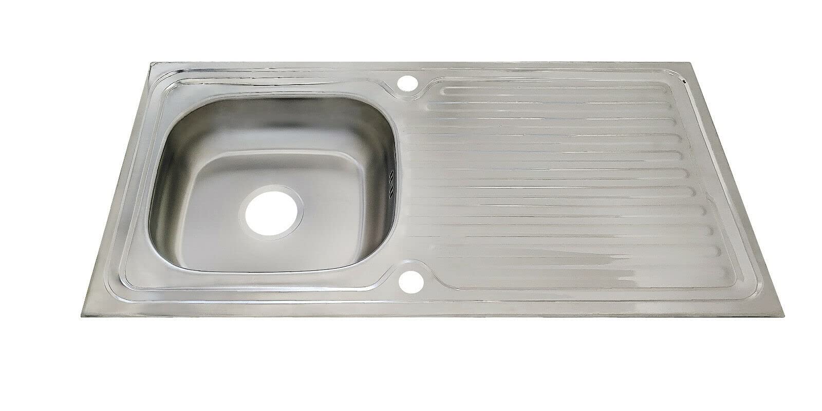 Edelstahl Einbauspüle 76 x 43,5 cm