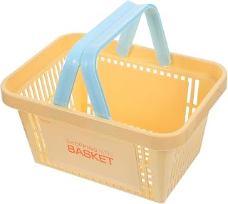 Organizer Basket Fruit Snacks Shopping Basket Pp Material Handle Storage Baskets for Home Decor