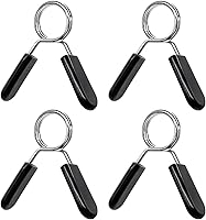 Vista 1 de BlingKingdom 4 clips de resorte de 1 pulgada para mancuernas para muchos equipos de gimnasio, barras de levantamiento de pesas, entrenamiento