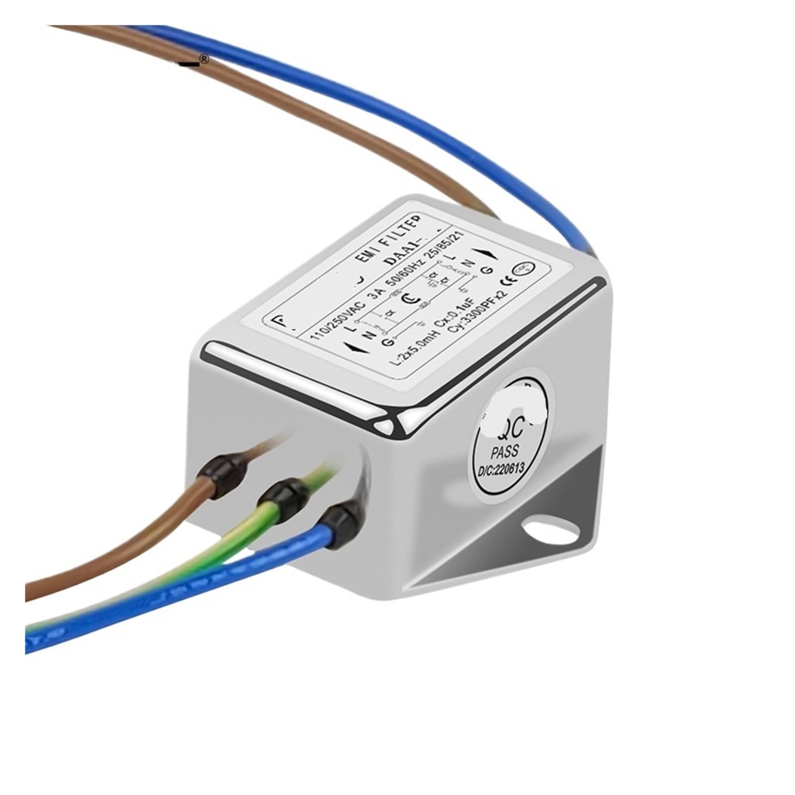 Filtro de línea de alimentación de 220 V para proteger sistemas de audio en casa DAA1-10A