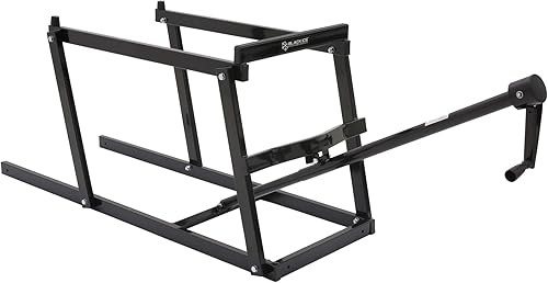 Miniatura 5 de Black Ice Exclusivo elevador y soporte de trabajo para motos de nieve de lujo, capacidad de 700 libras