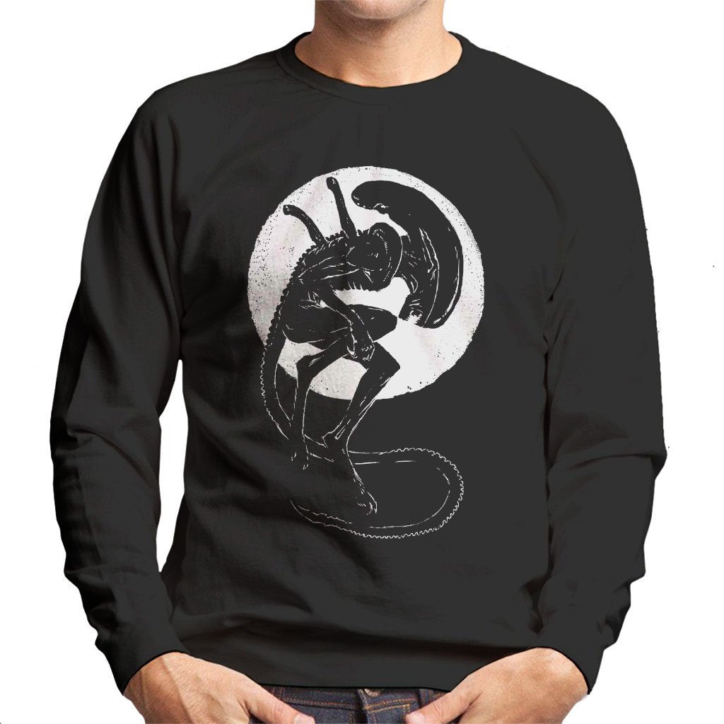 Cloud City 7 Men's Black Creation Xenomorph Alien Sweatshirt