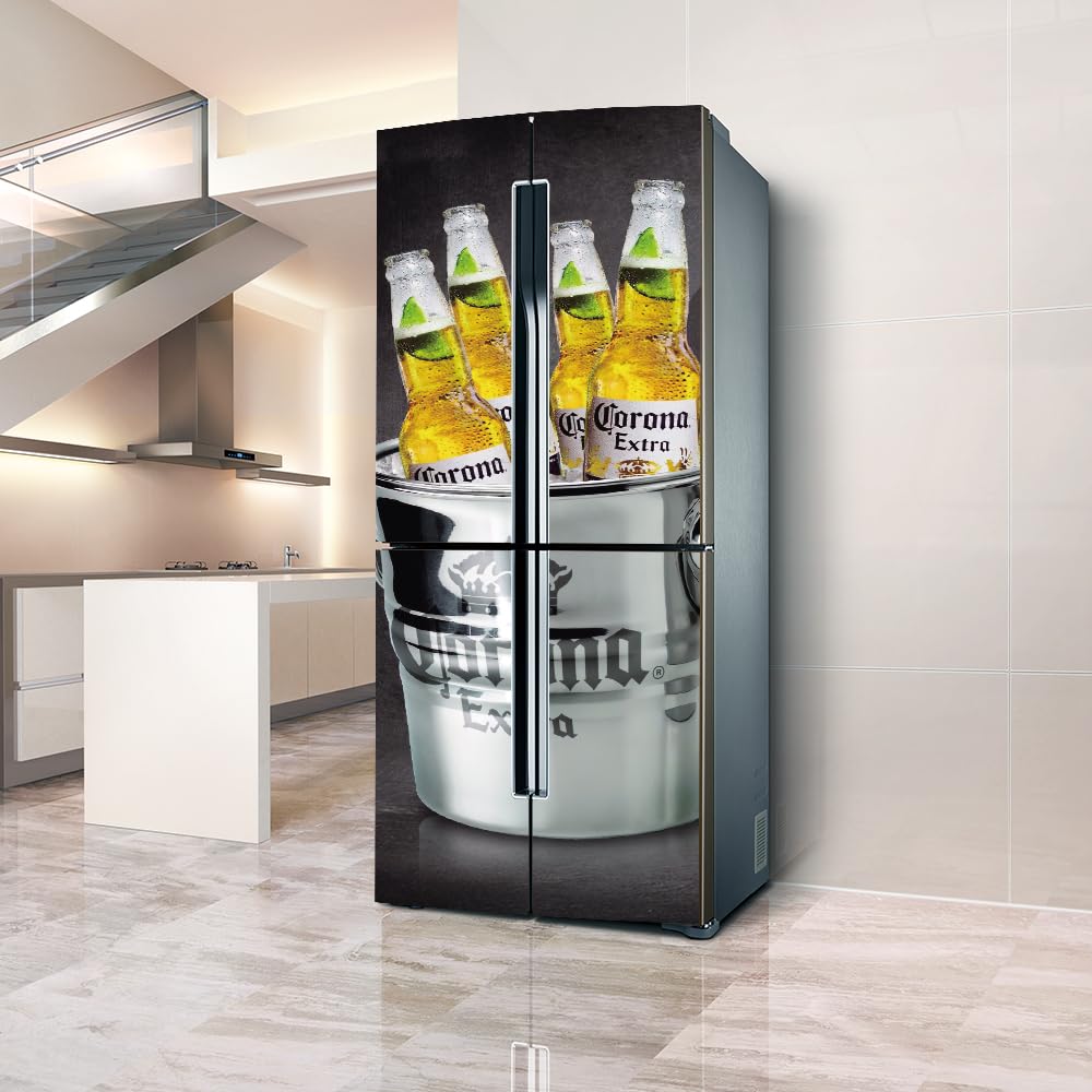 Adesivi per frigo per porte intere e porte La birra autoadesivi carta da parati professionale in vinile 60X150CM