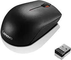 Mouse Sem Fio Lenovo 300 Compact 1000dpi Preto
