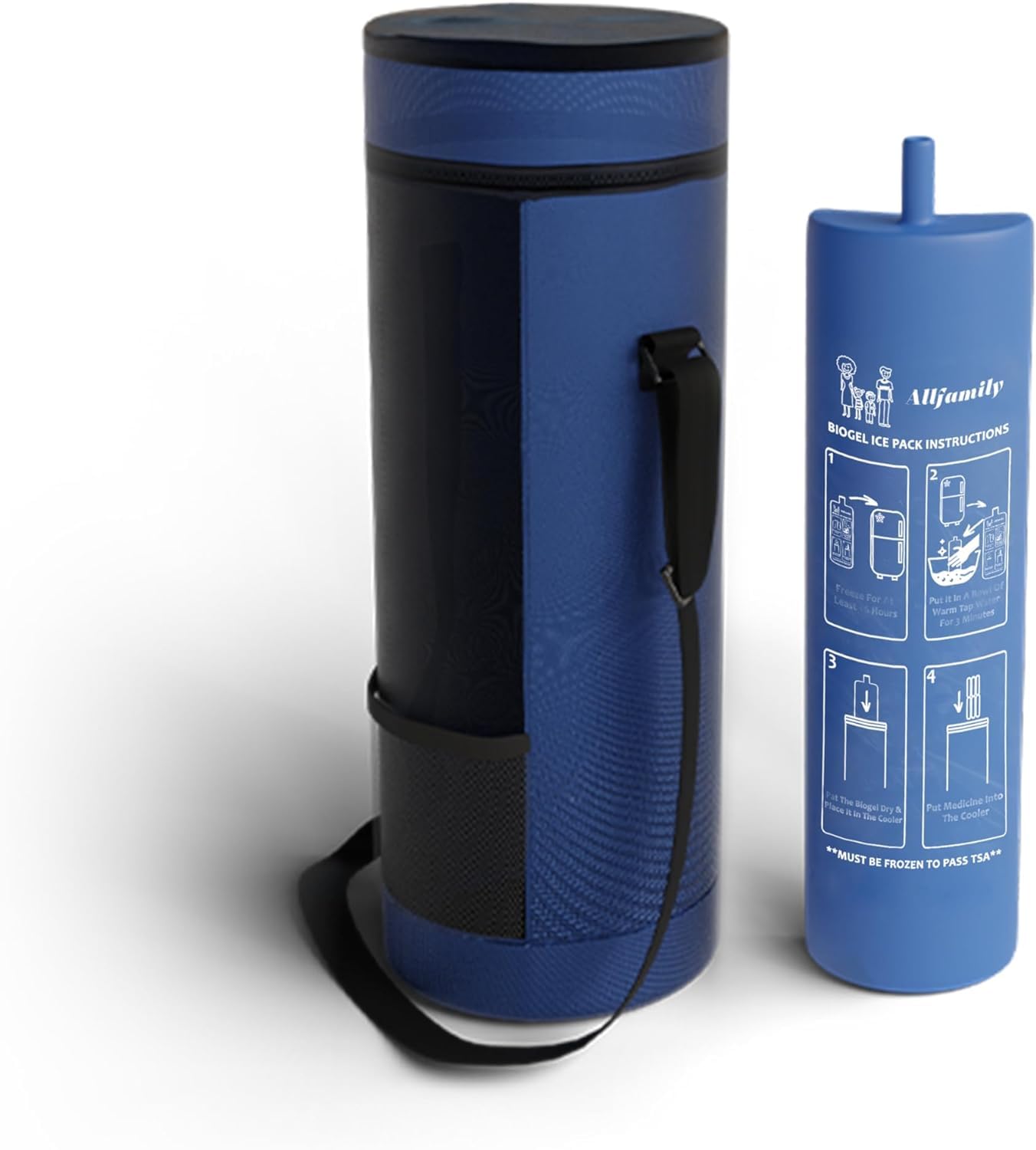 4ALLFAMILY Companion Soft Case Open Medicine Travel Cooler Diabetic Supplies Insulin Travel Case Travel Medicine Kit TSA Insulin Case Portable Medical Storage Diabetes Travel Case (Blue) (B0DB7NP6XF) Amazon Price History, Amazon Price Tracker