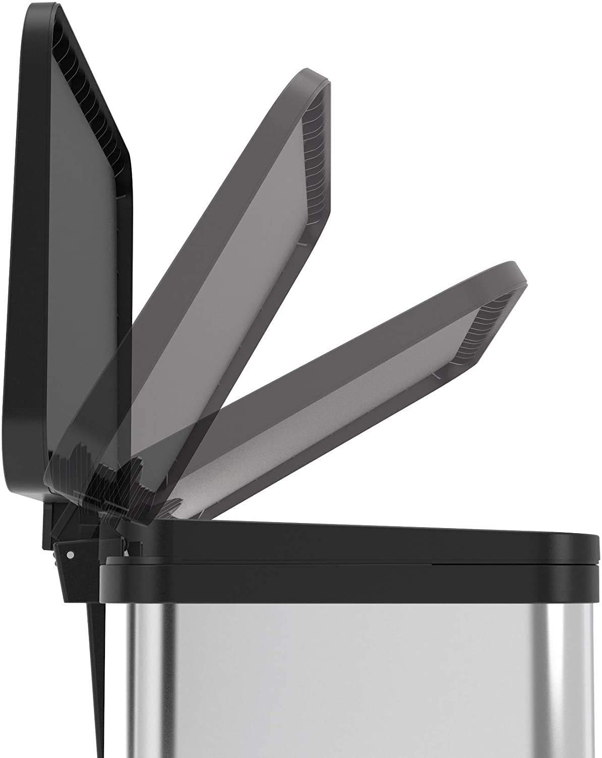 Amazon｜Hailo (ハイロ) ペダル式ゴミ箱 ホワイト 27(9L×3) エコトリオ