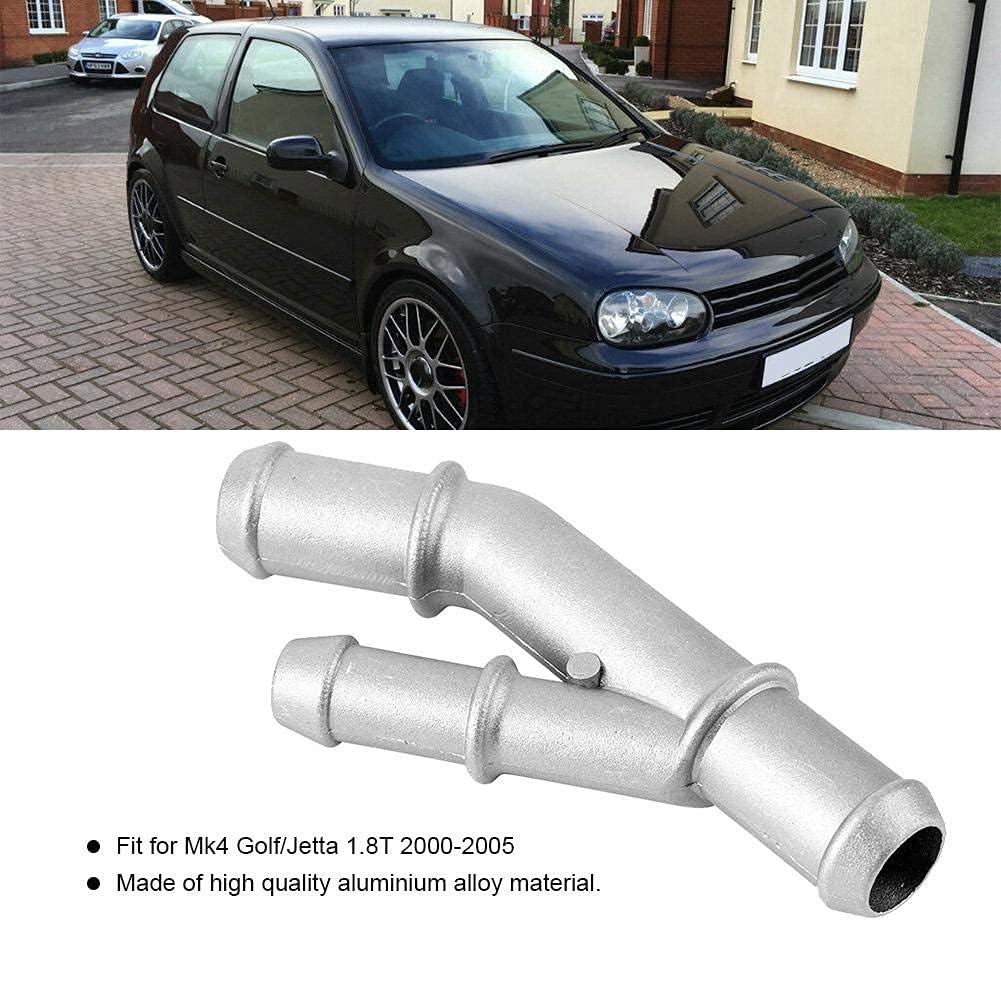 Kołnierz Y płynu chłodzącego, OE: 1J0121087E Adapter do rurki płynu chłodzącego z odlewanego aluminium Kołnierz Y Pasuje do 1.8T 2000-2005