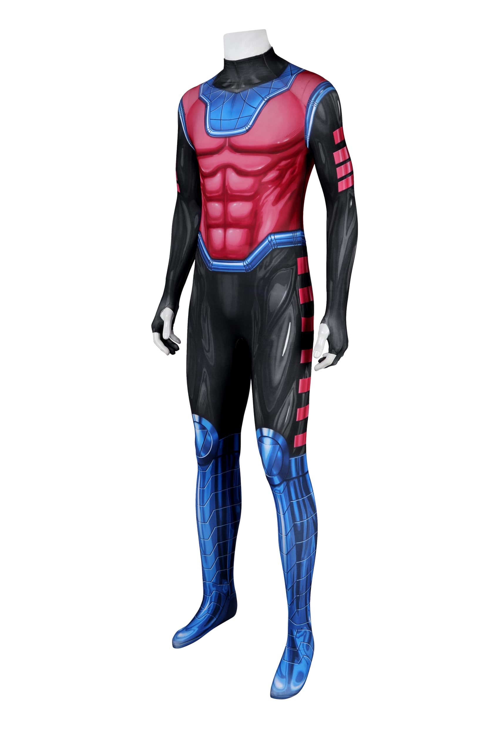 Costume da uomo Remy Etienne LeBeau Cosplay Supereroe Gambit Costume Adulto con Maschera Mantello per Halloween