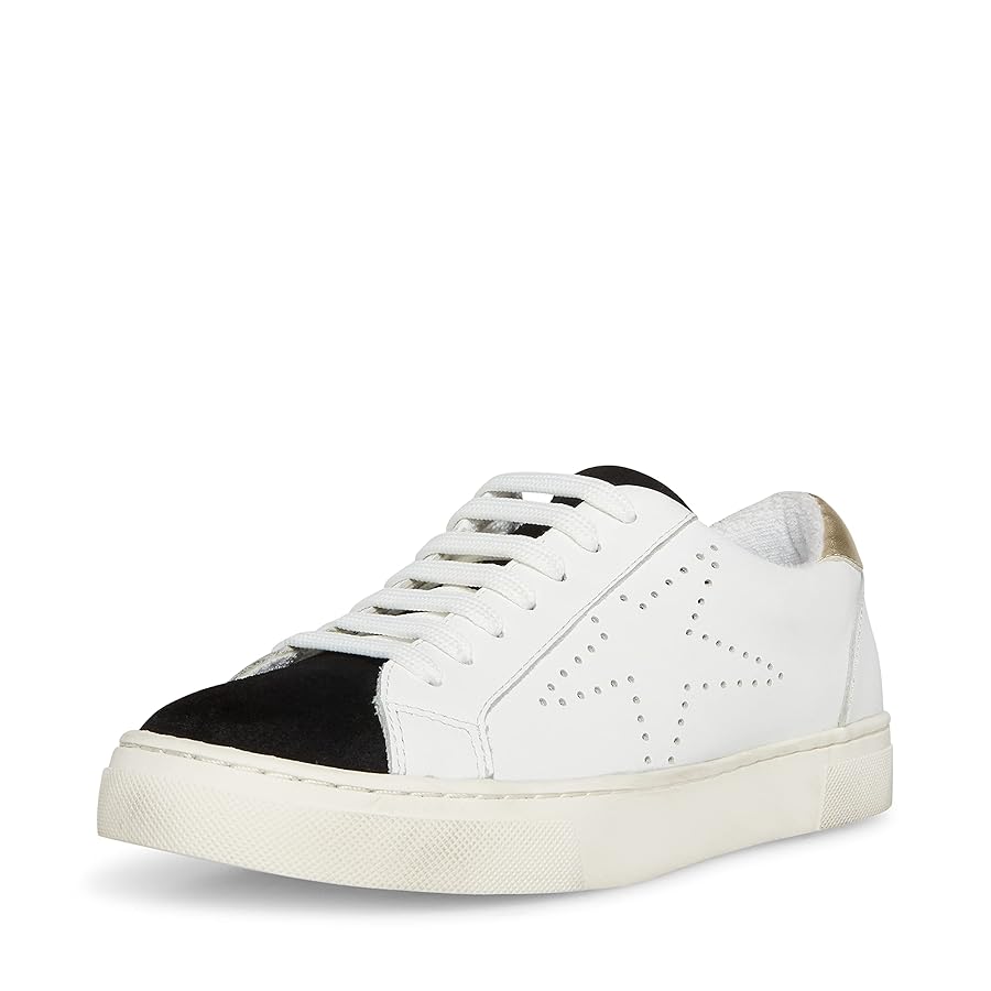 【Steve Madden】Rezume 星 ホワイトスニーカー Amazon.com | Steve Madden Women's Rezume Sneaker, White