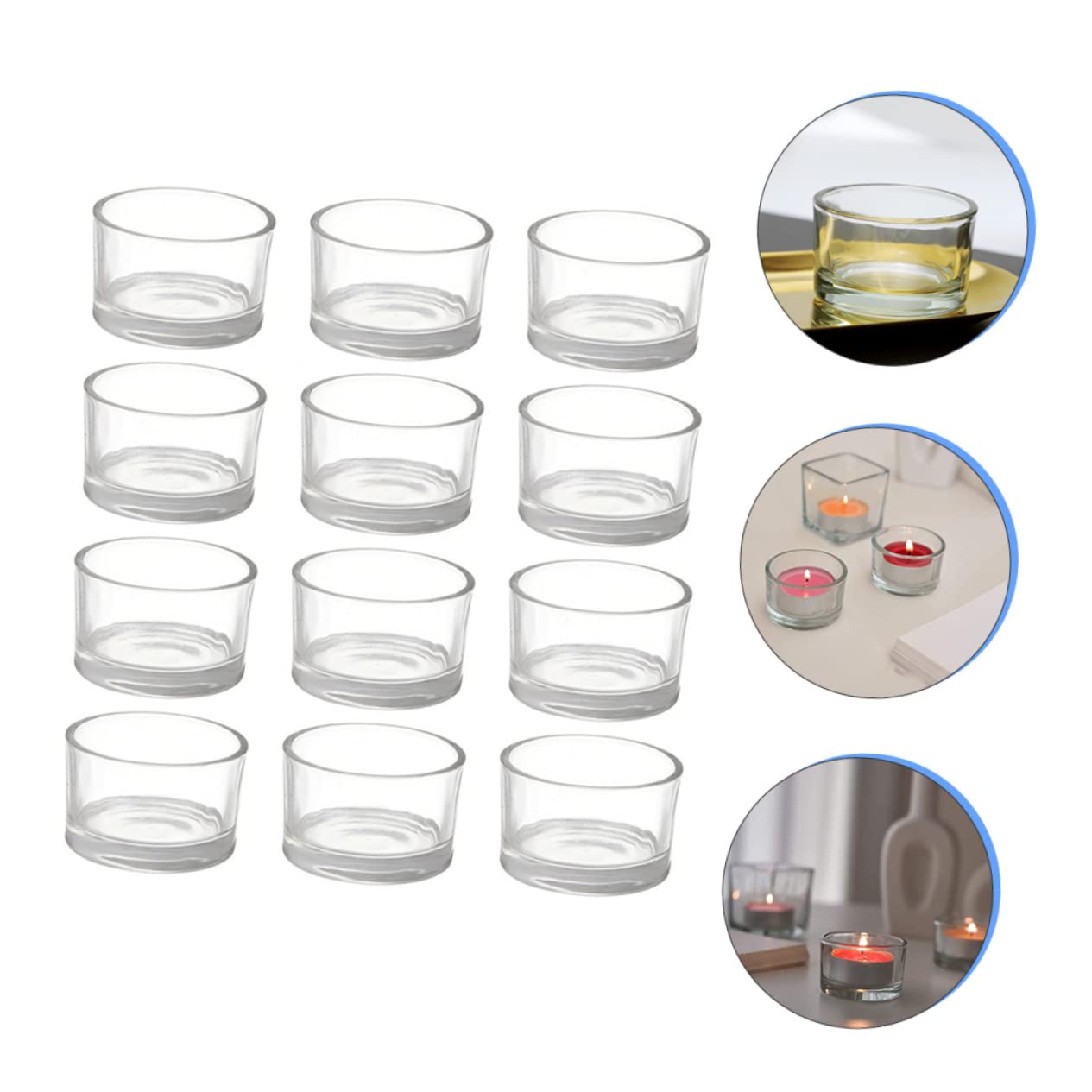 Alipis 36pezzi Portacandele Per Tealight Decorativo Per Matrimoni e Arredamento