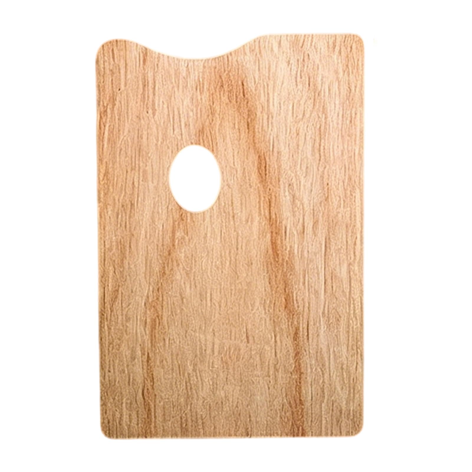 Pasisuu Wooden Paint Palette – Large Beech Wooden Pallets for Artists, Smooth Surface Paint Palette Tray for Oil Acrylic Watercolor Square Small