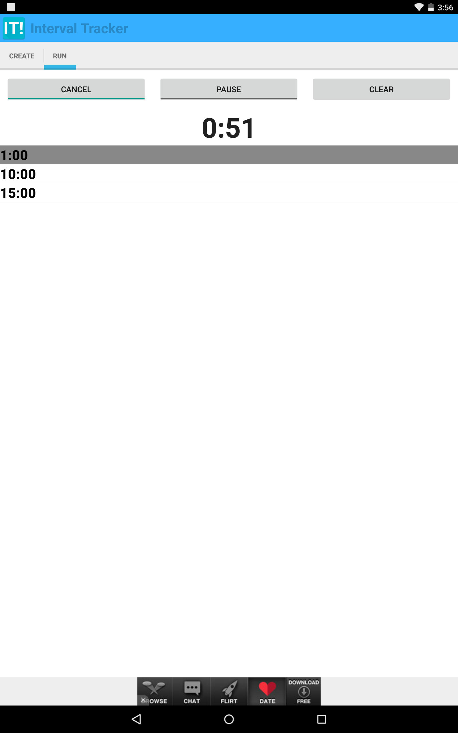 Interval Tracker - App on Amazon Appstore