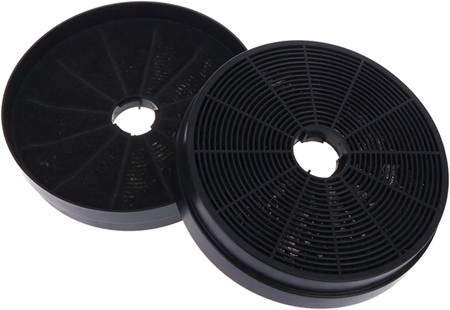 17.5x3.4cm Diameter Range Hood Replacement Filter Black Accessory 1/2 PCS(2pcs)
