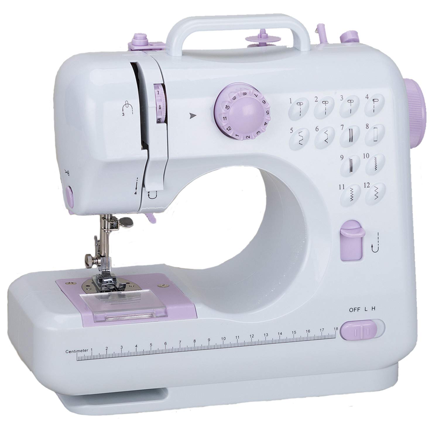 Multifunction Household Sewing Machine 505A 12 Built-in Stitches,Best Electric Sewing Tool for Beginner
