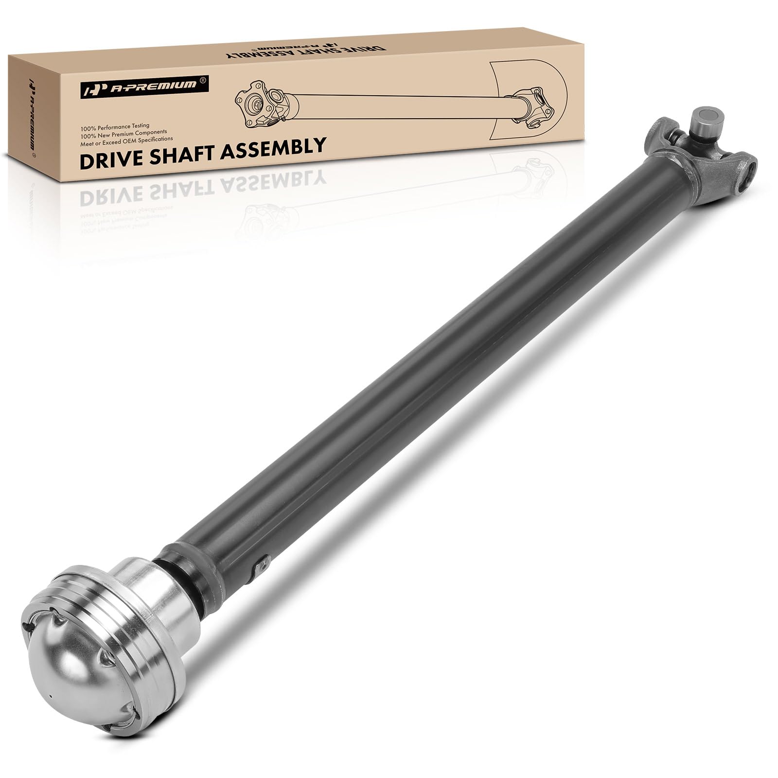 A-Premium Front Complete Drive Shaft Prop Shaft Driveshaft Assembly Compatible with Ford Explorer 1998-2001 & Mercury Mountaineer 1997-2001, Replace# F77Z4A376CB, XL2Z4A376BA