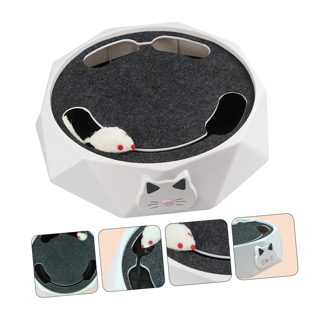 DOITOOL Juguete para Mascotas Juguetes para Perros Cachorros Multicolor ratón Cuerda Abdominales