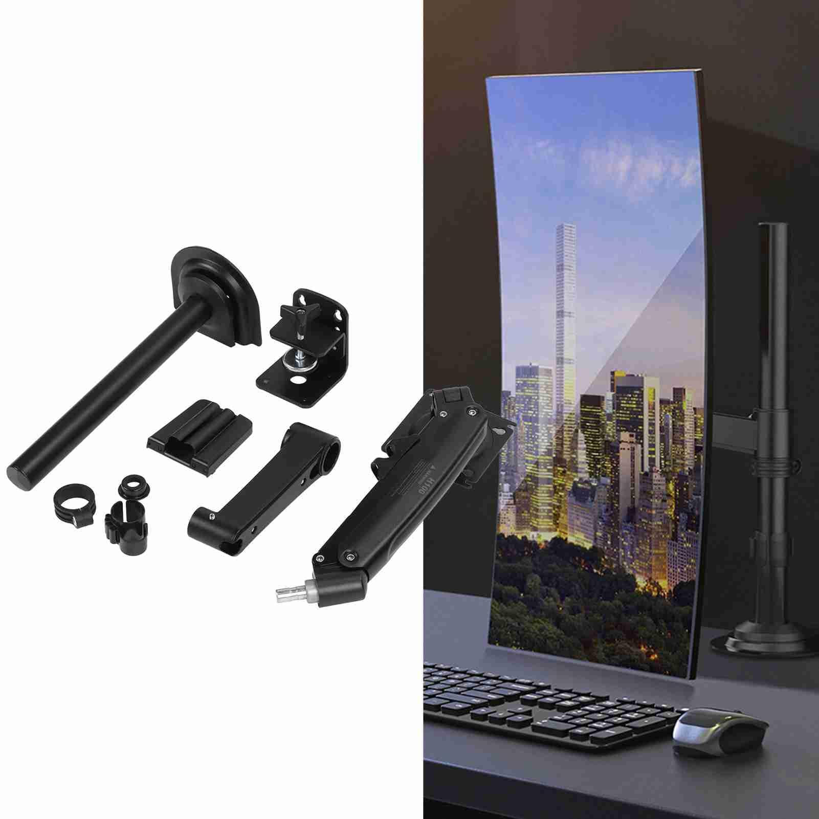 Brazo para Monitor de Computadora de Alta Resistencia, Ajustable