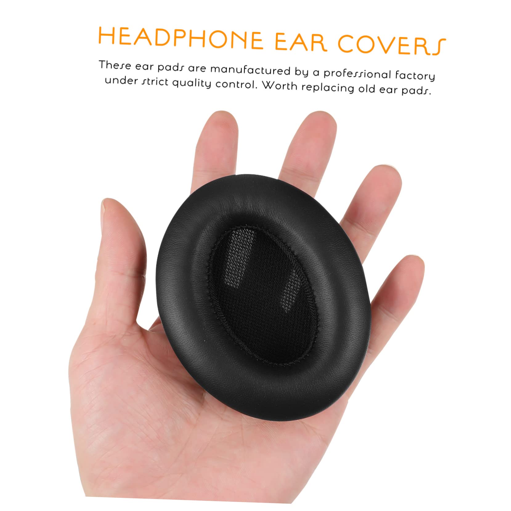 ARTIBETTER 4 Paia Padiglioni Auricolari Cuscino Per Cuffie in Spugna Cuscinetti Auricolari Per Cuffie Cuscinetto in Schiuma Per Cuffie Cuscinetti Per Auricolari Cuffie Ad Archetto Pelle