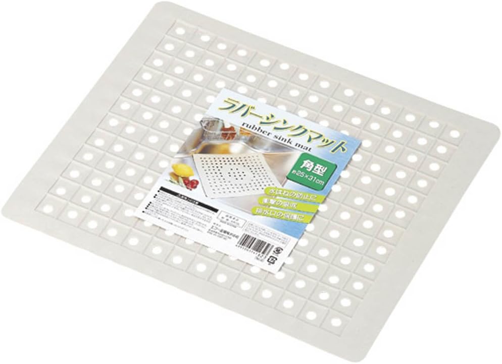 Amazon｜エコー金属 ラバーシンクマット (角型) 0236180｜クッキングマット オンライン通販