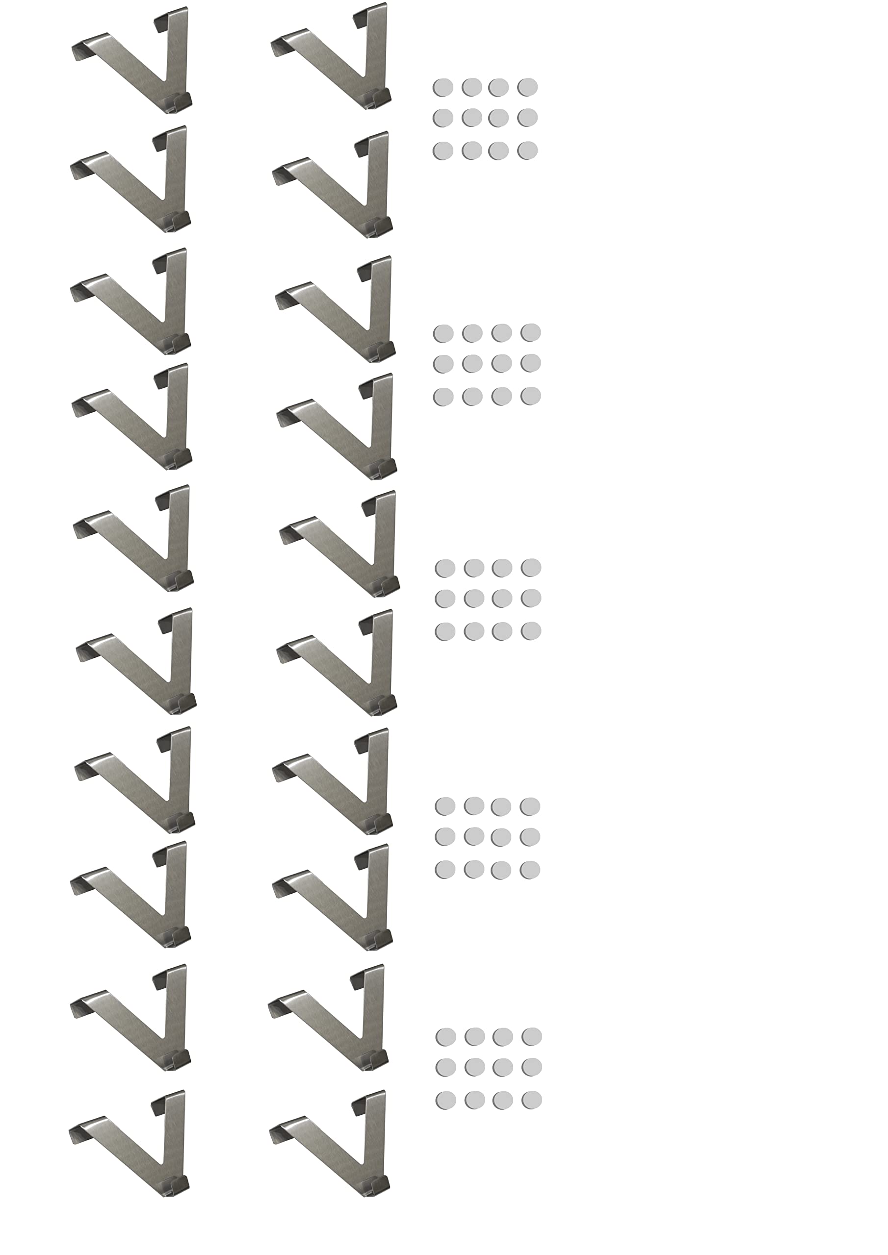 Fensterhaken EASY FIX - V-Form - 20er Pack