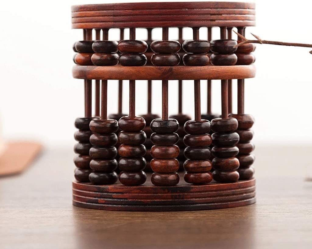 KYUSAR Schreibtisch Stifthalter Stifthalter Aus Massivem Holz, Retro-Stifthalter, Heimdekoration, Büro, Arbeitszimmer, Schreibtischaufbewahrung, Studentengeschenke Stiftehalter