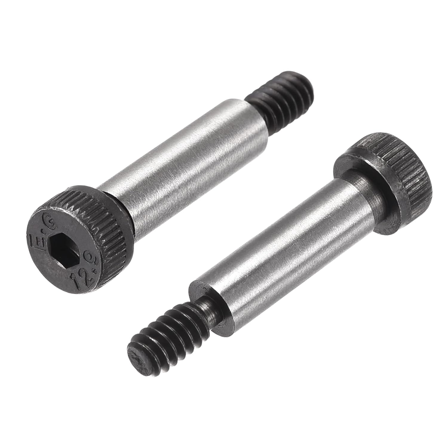 uxcell Alloy Steel Hexagon Socket Head Shoulder Screws Bolts, 5/8" Shoulder Length, 1/4" Shoulder Dia, #10-24 Thread, 6pcs