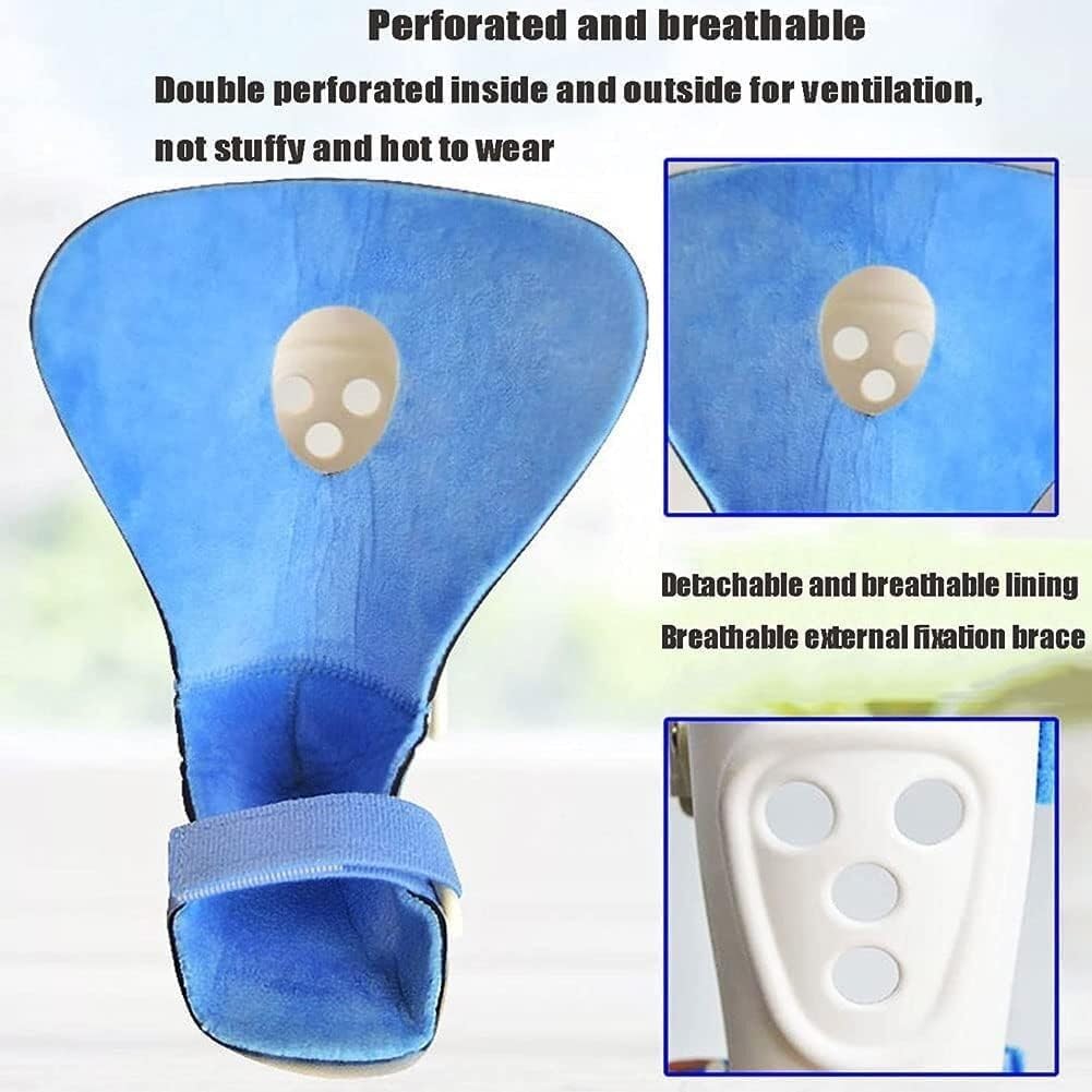 Soporte de tobillo y pie ajustable con caída de tobillo y estabilizador for caída de pie flácido y movimiento de dorsiflexión.(Right,M)