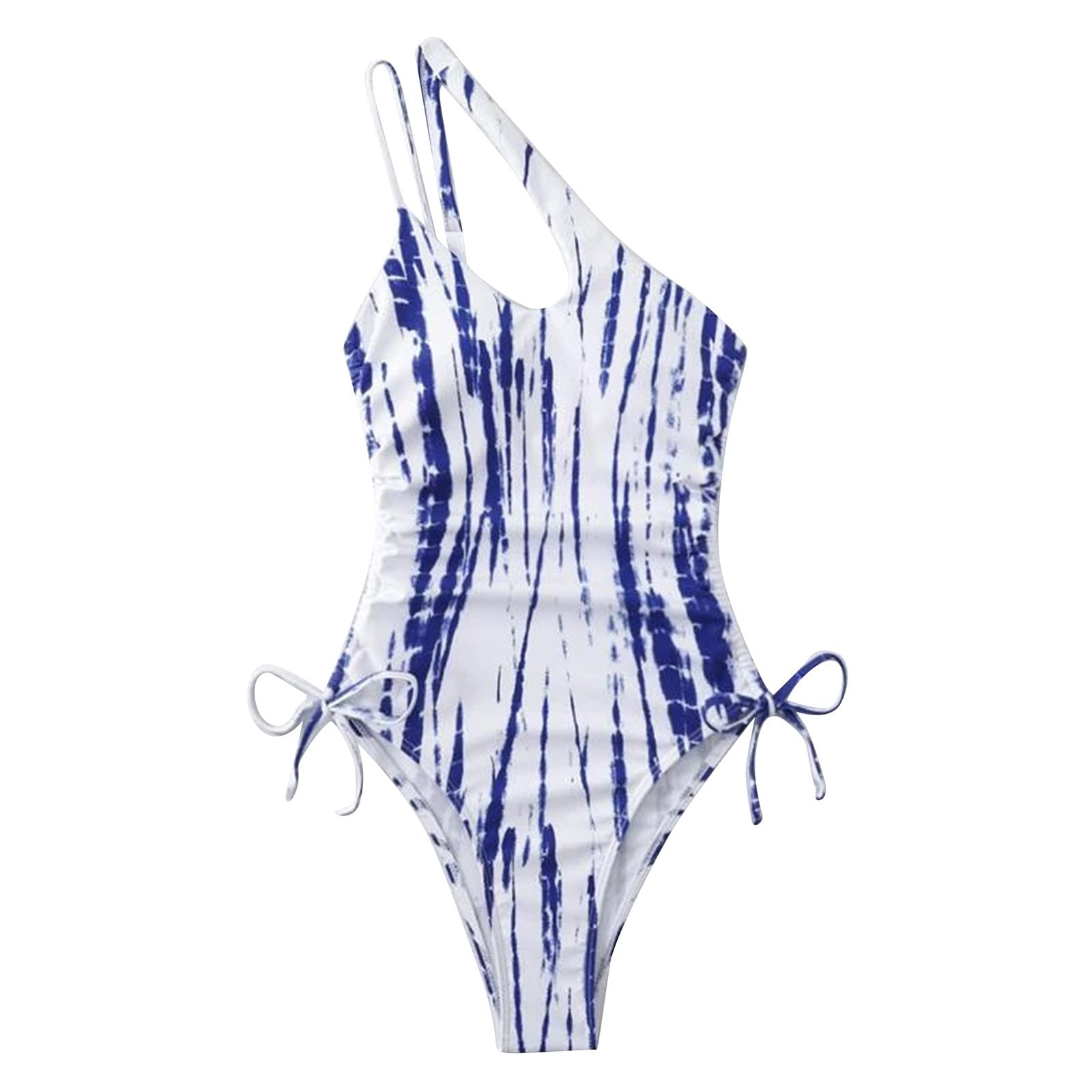 Ssuyeuri Bikini Sets for Women,Cute Tankini Bathing Suits Sexy High Waist Bikini Tummy Control Swimwear One-Piece Swimsuit