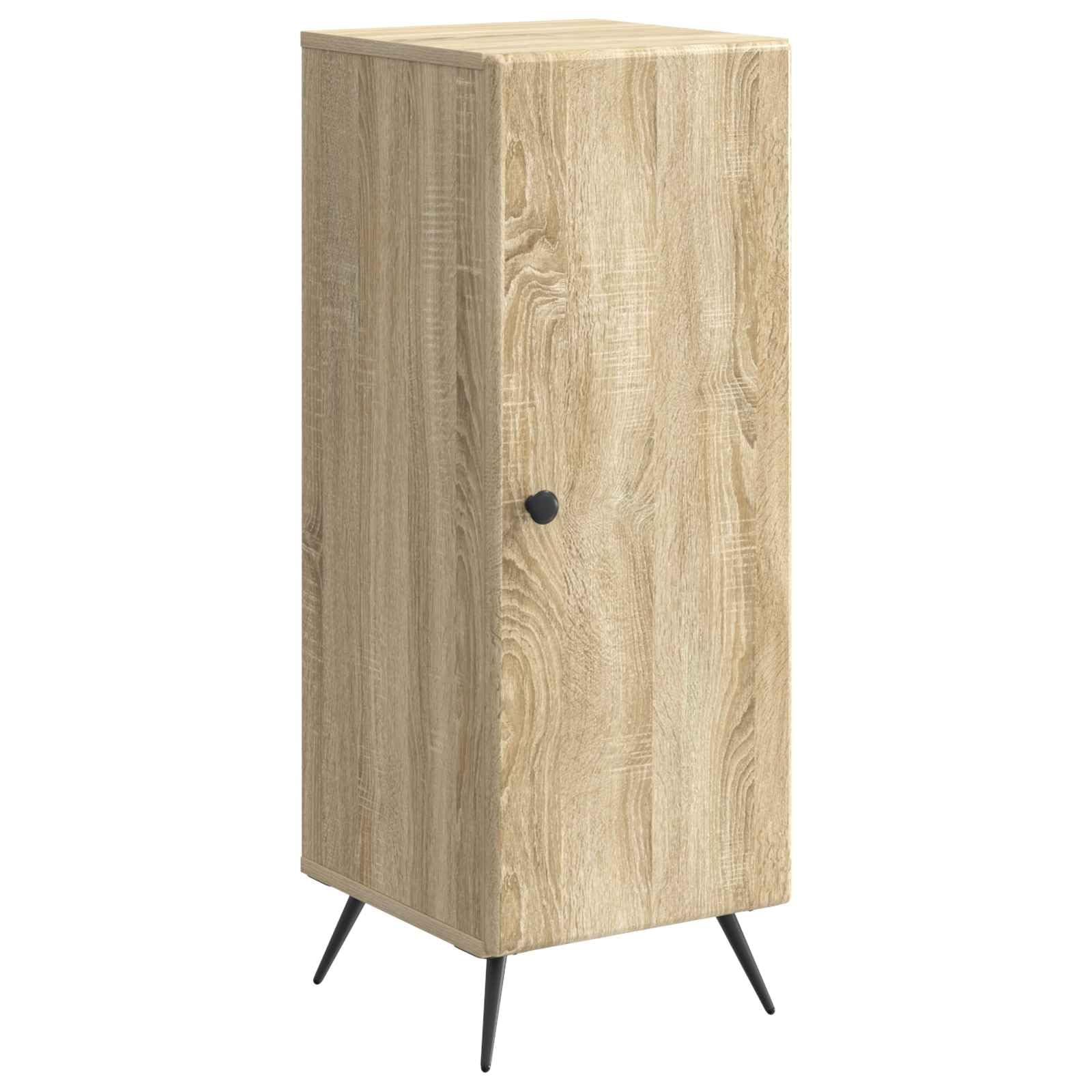 Armoire chêne Sonoma meuble de rangement bois d'ingénierie buffet salon 90cm