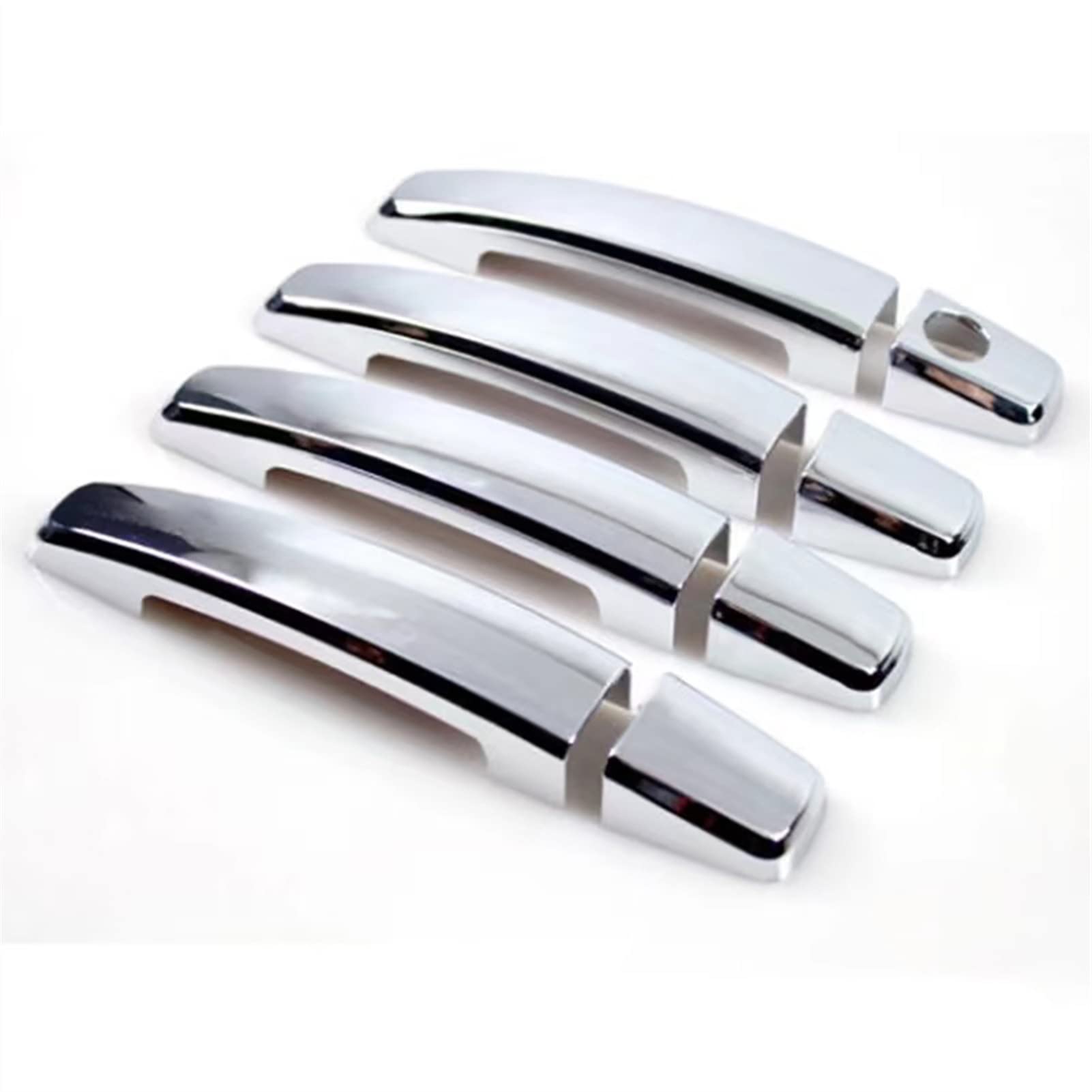 Fahbstr One Color Car Inner Handle For Captiva 2008-2011 Exterior Car Door Handle Trims Cover Frame Accessories 8Pcs