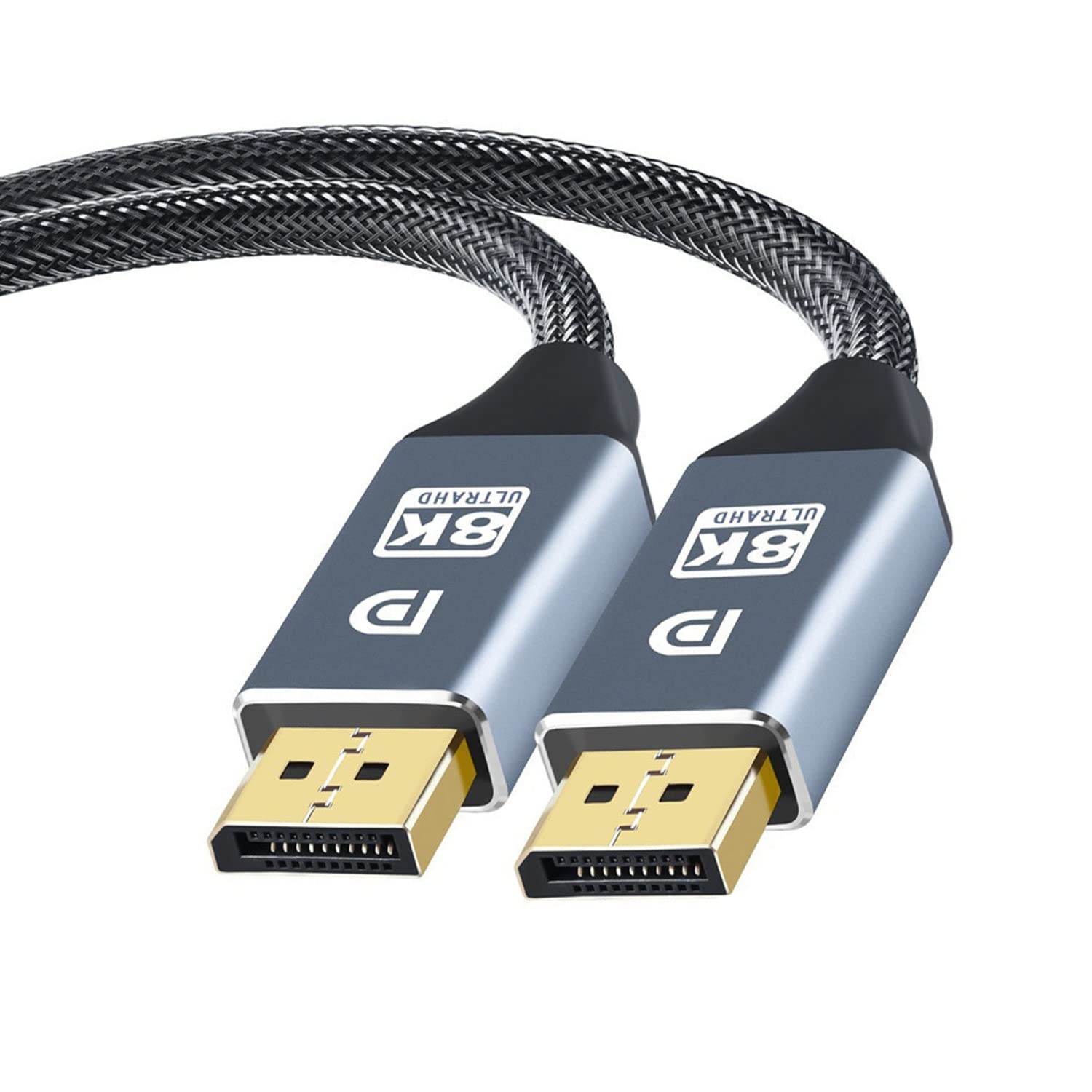 XMUXI 8K Display Port Cable DP to DP 1.4(8K60Hz,4K144Hz/120Hz,2K